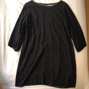 Old Navy Black and White Polka Dot Sheath Dress